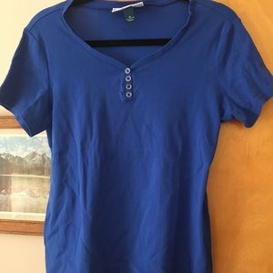 Karen Scott Cotton Shirt -Size M